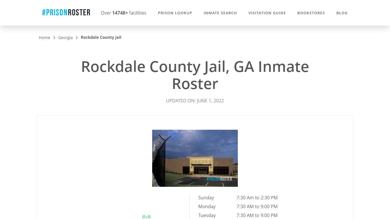 Rockdale County Jail, GA Inmate Roster - Inmate Locator